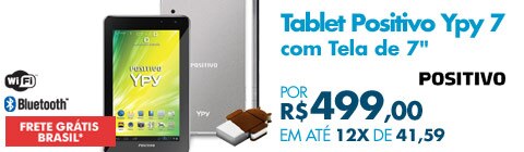 Tablet Positivo Ypy 7 com Tela de 7'