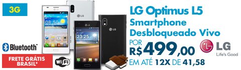 LG Optimus L5 Smartphone Desbloqueado Vivo