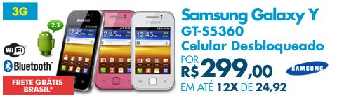 Samsung Galaxy Y GT-S5360 Celular Desbloqueado