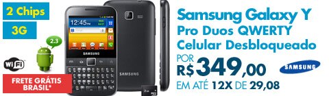 Samsung Galaxy Y Pro Duos QWERTY Celular Desbloqueado