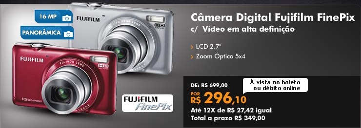Câmera Digital Fujifilm FinePix