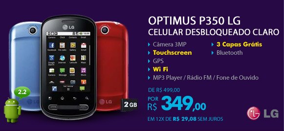 Optimus P350 LG