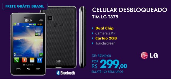Celular Desbloqueado LG T375