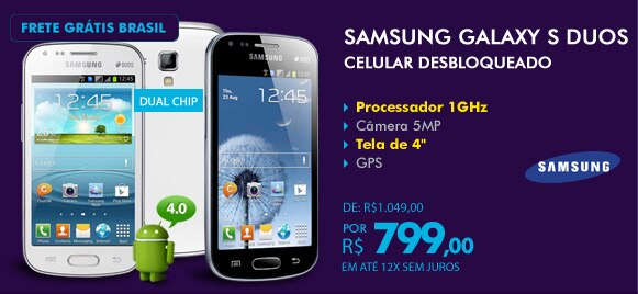 SAMSUNG Galaxy S Duos