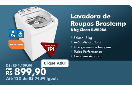 Lavadora de Roupas GE