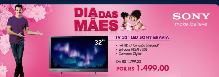 TV 32' LED Sony Bravia