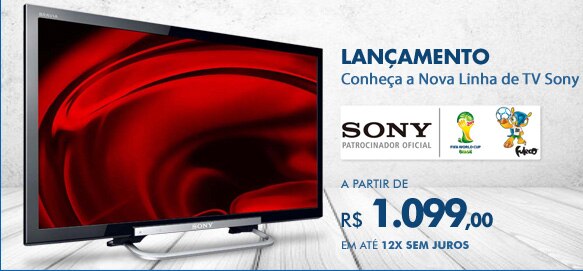 Nova Linha de TV Sony