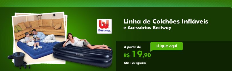 Linha de Colchões Infláveis e Acessórios Bestway