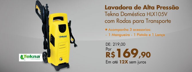 Lavadora de Alta Pressão Tekna Doméstica