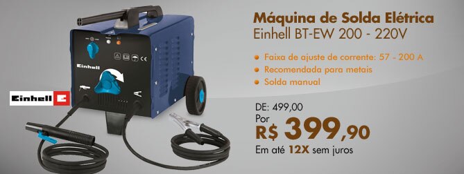 Máquina de Solda Elétrica Einhell