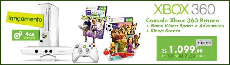Lançamento Xbox Branco