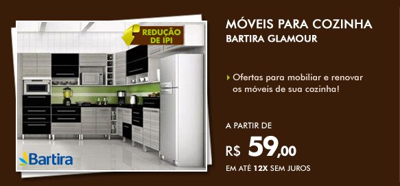 Móveis para Cozinha Bartira Glamour