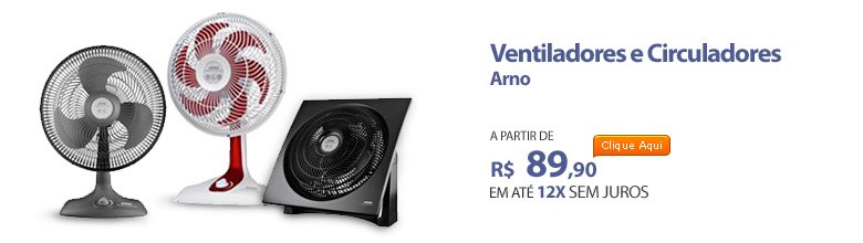 Ventiladores e Circuladores Arno
