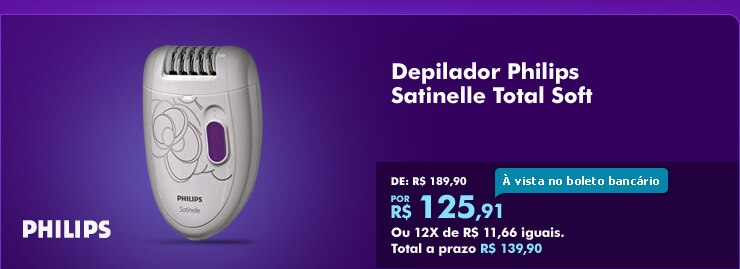 Depilador Philips Satinelle Total Soft HP6400/20
