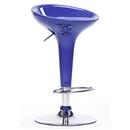 Banco Alto Stool c/ Regulagem de Altura à Gás - Branco - Importado