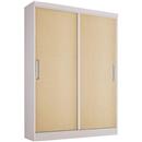 Guarda-Roupa Móveis Europa Rubi Branco/Maple c/...