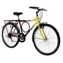 Bicicleta Aro 26 Prince Tradição 0708273 com 6 Marchas e Bagageiro