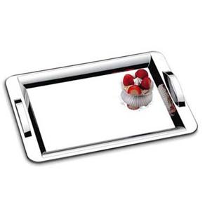 Bandeja Brinox Lyon 2367/142 c/ Alças 42 x 31 cm - Inox - Bandejas ( 24175 )