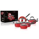 Conjunto de Panelas Micaza Colors Vermelho Alumínio Antiaderente - 5 Peças