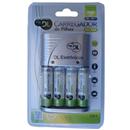 Carregador DL C25-4 Prata AA/AAA 2500MAH com 4 ...