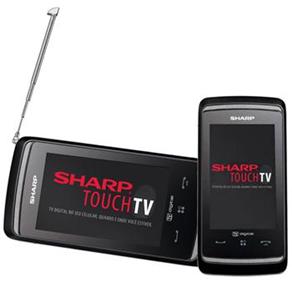 Celular Desbloqueado Oi Sharp Touch TV Preto c/ TV Digital, Câmera 3MP, FM, MP3, Bluetooth, Touchscreen, Fone e Cartão 1GB - Celulares Desbloqueados ( 299127 )