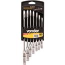 Jogo de Chaves Combinada Vonder 8 a 19mm c/ 7 P...
