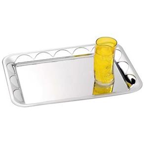 Bandeja Retangular Tramontina Tropical Inox - 45x3cm - Bandejas ( 17582 )