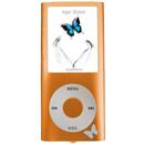 MP4 Player Logic FL670 Laranja 4GB c/ Rádio FM, Gravador de Voz, Visor 1.8" e Micro SD