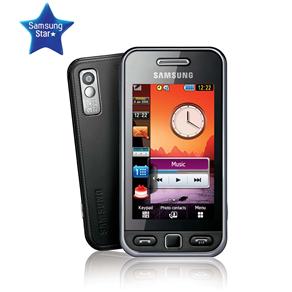 Celular Desbloqueado Samsung STAR S5230 c/ Câmera 3,2MP, MP3, Rádio FM, Touch Screen e Cartão 1GB