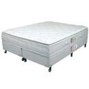 Conjunto Cama Box + Colchão King Size Silver Star Bambu com Molas Bonnell Pillow Top e One Side - 50x193x203cm - Castor