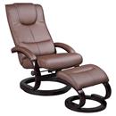 Poltrona Fly Comfort c/ Puff Fly Marrom - Impor...