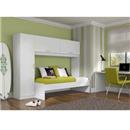 Armário c/ Cama de Solteiro Multimóveis Multidecor 1900 - Branco