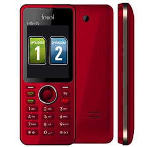 Celular Desbloqueado Freecel F45 Vermelho c/ Câmera 1.3MP, Dual Chip, Rádio FM, MP3 Player, Bluetooth, Fone de Ouvido e TV Grátis - Celulares Desbloqueados ( 378491 )