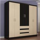 Guarda-Roupa Araplac Paris com 6 Portas e 3 Gav...