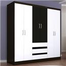Guarda-Roupa com 6 Portas e 3 Gavetas Araplac P...
