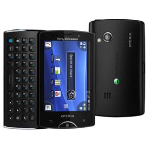 Celular Desbloqueado Sony Ericsson Xperia Mini Pro Preto c/ Câmera 5.0MP, Rádio FM, MP3, Bluetooth, Wi-Fi, Fone de Ouvido e Cartão 2GB - Celulares Desbloqueados ( 399541 )