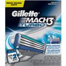 Carga Gillete p/ Babeador Descartável Mach 3 Tu...