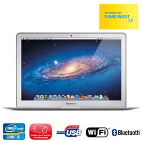 MacBook Air Apple MC966BZ/A c/ Intel Core i5 Dual Core, 4GB, 256GB, Leitor de Cartão, Wireless, Bluetooth, Webcam, LED 13,3´´ e Mac OS X Lion - Notebook ( 403917 )