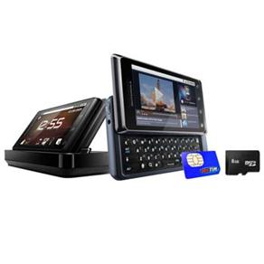 Celular Desbloqueado TIM Motorola Milestone 2 c/ Câm. 5MP, 3G, Android, Touch, QWERTY, Wi-Fi, GPS, MP3, Cartão 8GB e Dock Station + Chip TIM Pré-pago - TIM ( 1000029073 )