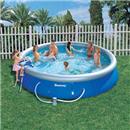 Piscina Bestway Fast Set 10.179L com Filtro + C...