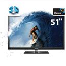 TV 51" 3D Plasma Samsung Série D491 PL51D491 c/...