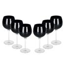 Conjunto de Taças Inova para Vinho Branco Preta...