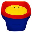Troninho Musical Styll Urso c/ Tampa 32909 Azul/Vermelho