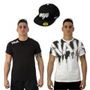 Camiseta Naja CS1193 - Preta + Boné Naja Flat S...