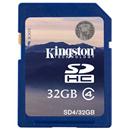 Cartão de Memória SD Kingston Class 4 - 32GB 