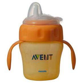 Copo Mágico Infantil Philips Avent SCF600/12 com Alças Laranja - 200 ml - Copos ( 457059 )