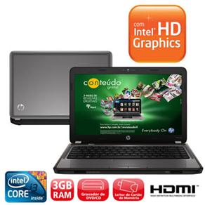 Notebook HP Pavilion G4-1130BR com Intel® Core i3-370M, 3GB, 500GB, Gravador de DVD, Leitor de Cartões, HDMI, Bluetooth, LED 14´´ e Windows 7 - Notebook ( 471955 )
