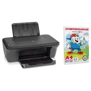 Multifuncional HP Deskjet 2050 CH350C Preta + Papel Sulfite Chamequinho Branco A4 100 Folhas CEQ075C - Jato de Tinta ( 1000031354 )