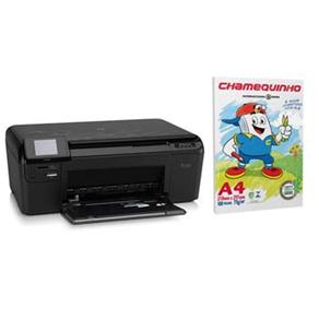Multifuncional HP Photosmart All in One Officejet D110 Wireless + Papel Sulfite Chamequinho Branco A4 100 Folhas CEQ075C - Jato de Tinta ( 1000031356 )