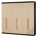 Guarda-Roupa Bartira Safari com 6 Portas, 3 Gavetas e Espelho Interno - Tabaco/Maple